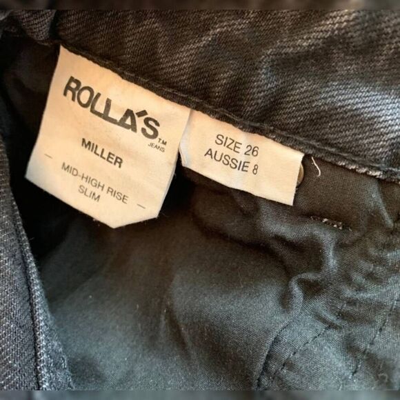 Rollas Miller Mid High Rise Slim Jeans size 26 - Picture 7 of 8